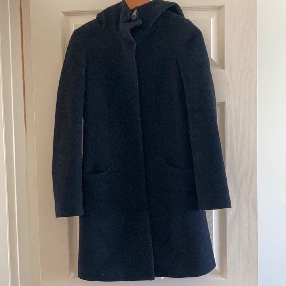 Babaton Merino Wool and Cashmere Coat with Hood - Aritzia